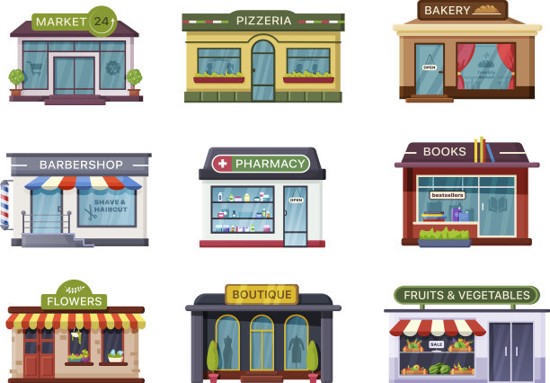 城市建筑立面建筑设置公共图片下载