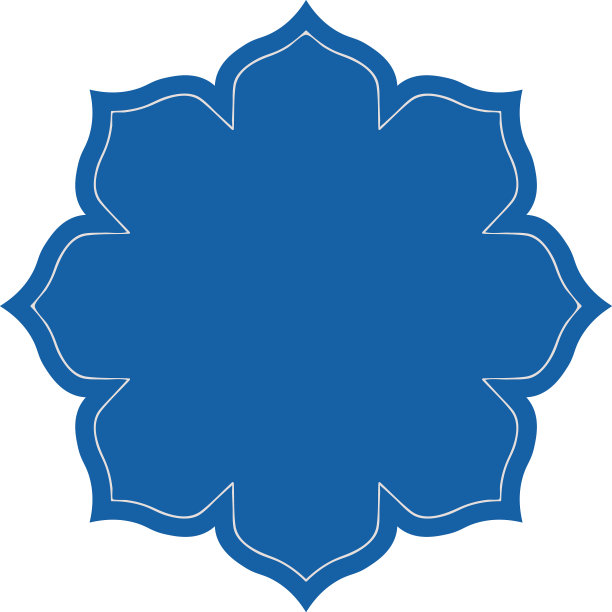 曼荼罗廓形半平色元素图片下载