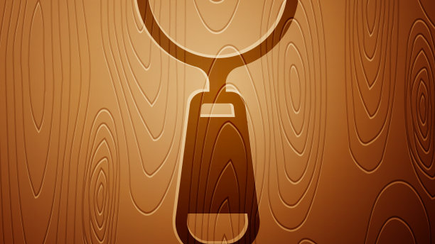 棕色放大镜图标孤立在白色图片下载