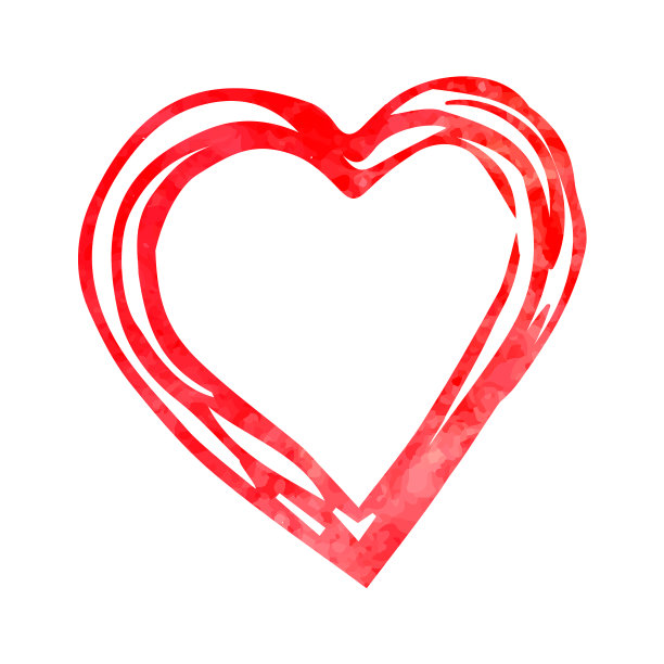 心水彩图片下载