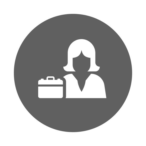 业务,女偶像。灰色的矢量图形。图片下载