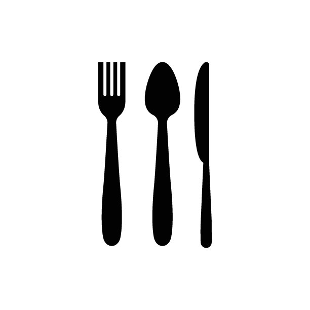 勺子叉刀标志图片下载