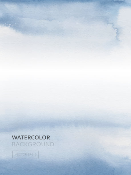 靛蓝色抽象水彩背景模板的书封面和邀请卡图片下载