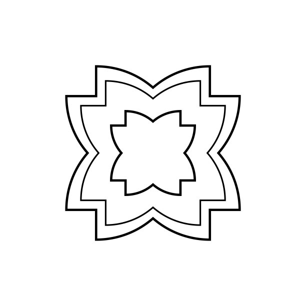 花行图标。花模板。线图形。高质量的黑色轮廓标志的移动概念和网页应用程序。花卉设置在新潮的平的风格。矢量插图在白色背景图片下载