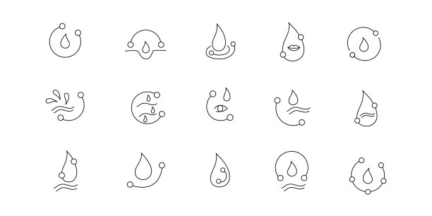 水分和营养图标设置振兴图片下载