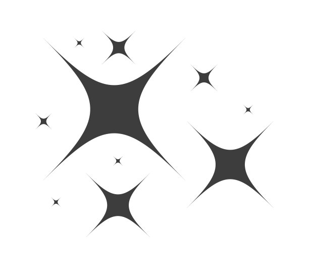 闪烁图标设置闪亮的卡通明星发光图片下载