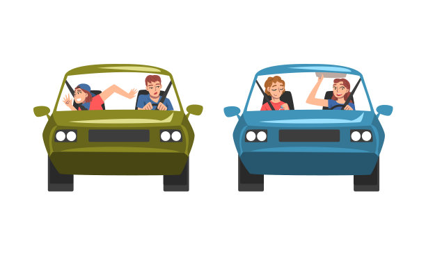 男人和女人的性格开车坐在车上图片下载