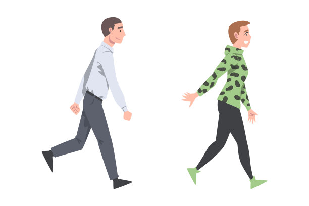 行走的男人和行动的女人性格图片下载