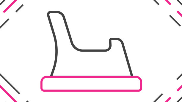 线条婴儿便盆图标孤立在白色背景图片下载