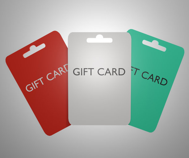 孤立的普通礼券礼品卡图片下载