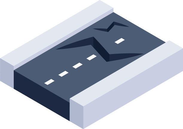 破碎的道路图片下载