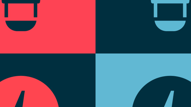 波普艺术创意灯灯的想法图标孤立上图片下载