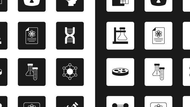 开启原子化学报告试管烧瓶图片下载