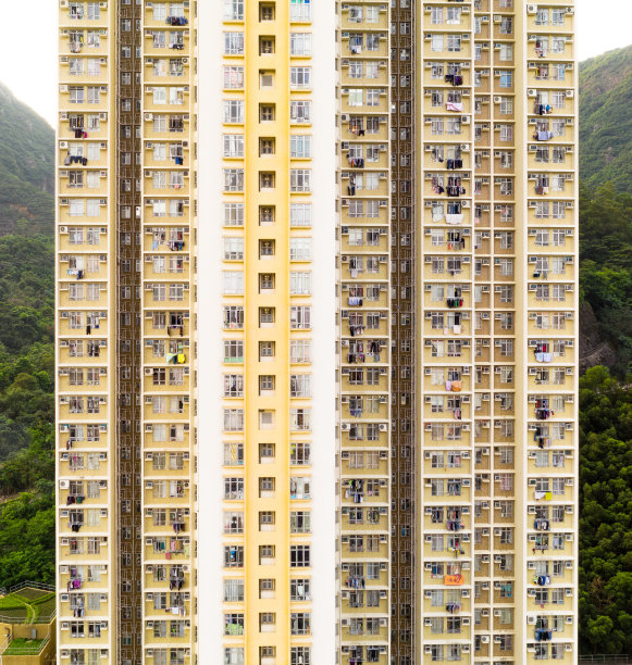 香港的大型公寓楼图片下载