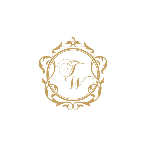 Tw最初的婚礼邀请函优雅的图形图片下载