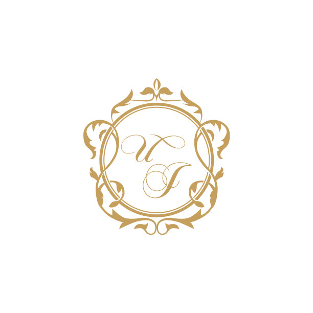 Uj最初的婚礼邀请函优雅图文图片下载