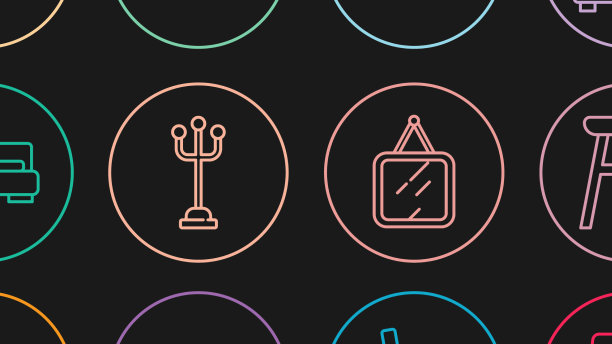 集线扶手椅沙发大衣立大图片下载