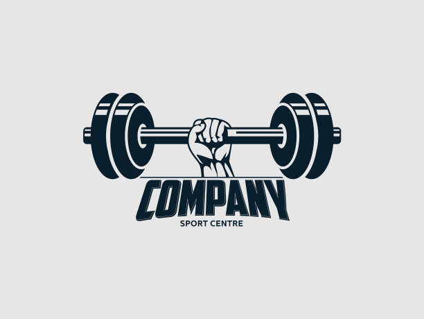 健美标志灵感手剪影图片下载