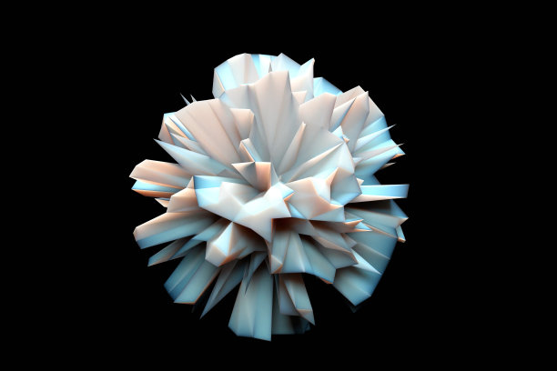 抽象的几何背景。3 d渲染图像。手机壁纸。图片下载