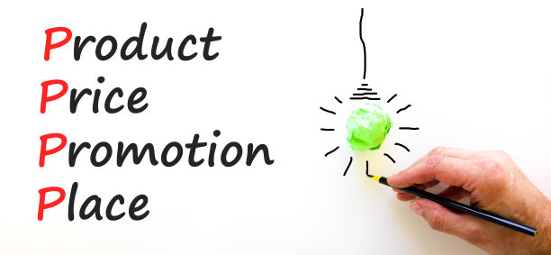 PPPP产品价格促销的地方标志。PPPP产品价格促销概念词放在美丽的白色背景的白纸上。商家和PPPP产品价格促销处的概念。图片下载