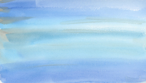 蓝色渐变水彩图片下载