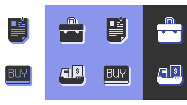 设置购买按钮公文包货船与箱子图片下载