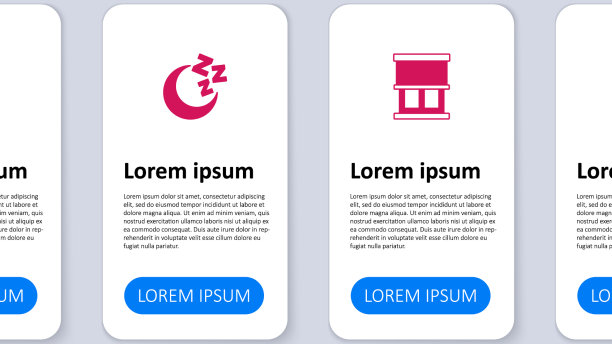 用窗帘、月亮和窗帘设置安眠药窗图片下载