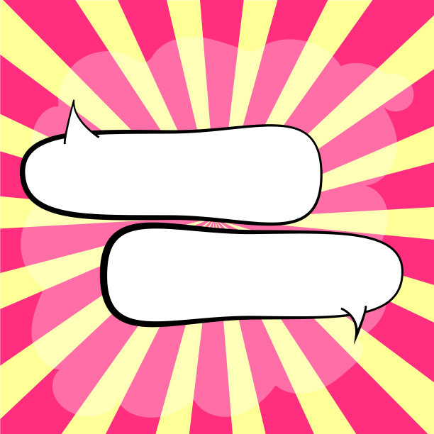 漫画设计框架。美丽的相框与Boom泡沫设计拼贴，有趣可爱的漫画照片收集的孩子，设计图纸图片下载