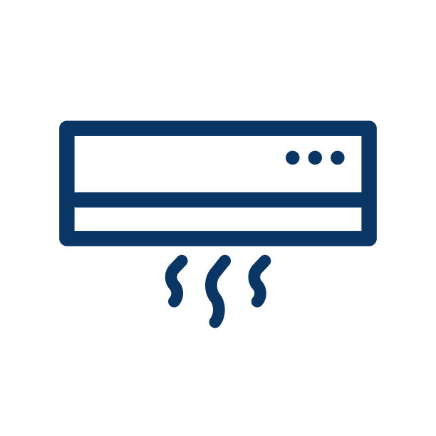 空调。恒温器图标。向量。图片下载