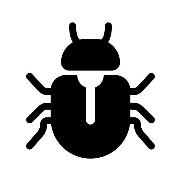 计算机错误图标。软件bug或程序bug矢量图图片下载