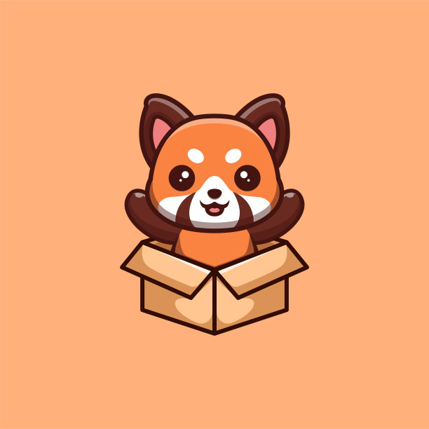 可爱的创意可爱卡通吉祥物Logo图片下载