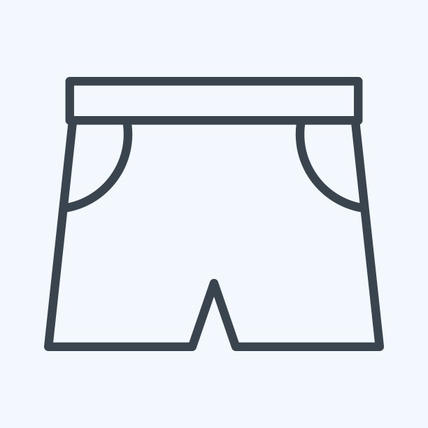 图标运动。适合夏天的象征。行风格。简单的设计可编辑。设计模板向量。简单的说明图片下载