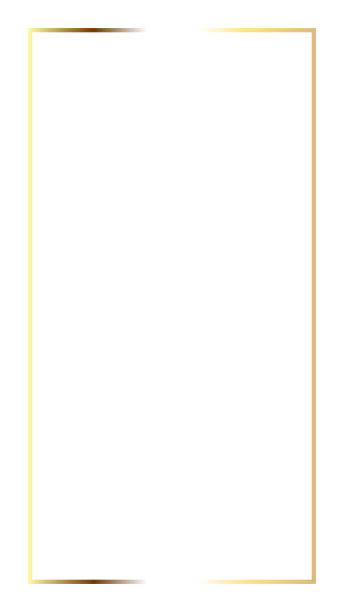 白色背景下的矩形金框故事图片下载