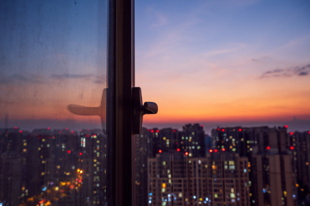 黄昏的城市图片下载