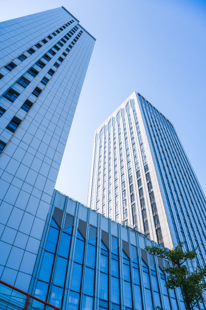 黄昏的现代建筑图片下载