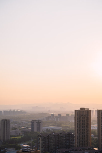 清晨的日出之城图片下载