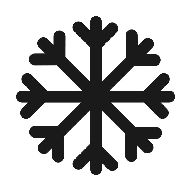 高品质冷冻雪花SVG图片下载