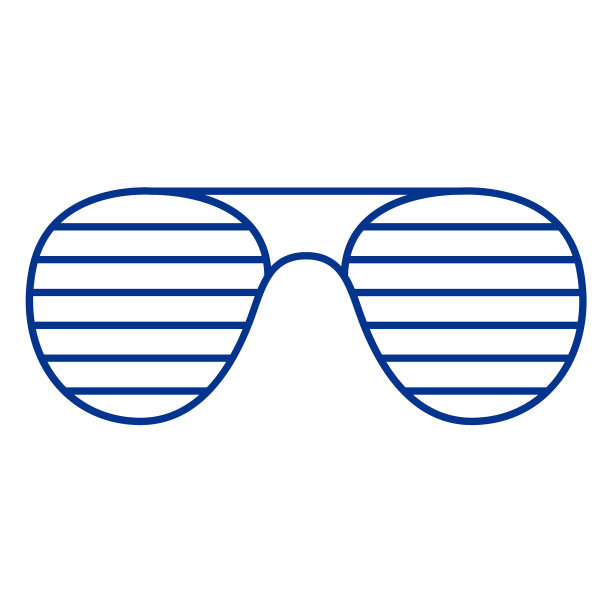 百叶窗眼镜质量高图片下载