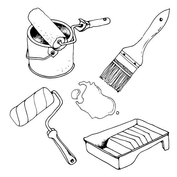 修理工具手绘工具图片下载