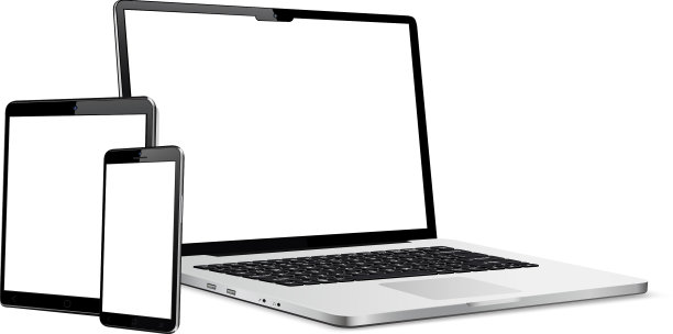 笔记本电脑平板手机模拟响应网络图片下载