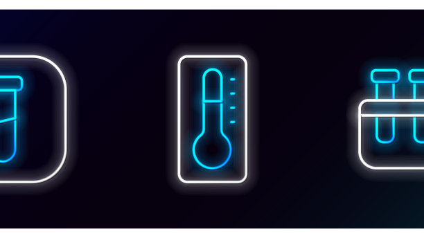 设置直线试管、烧瓶和医用仪器图片下载