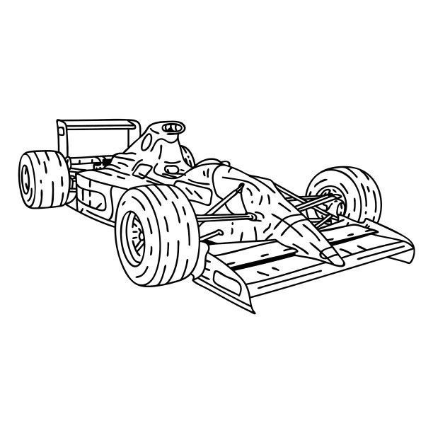 赛车手绘质量高图片下载