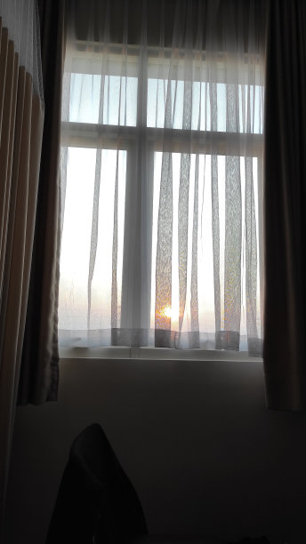 傍晚日落的景色图片下载