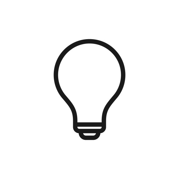 灯泡图标线灯泡创意创新图标图片下载