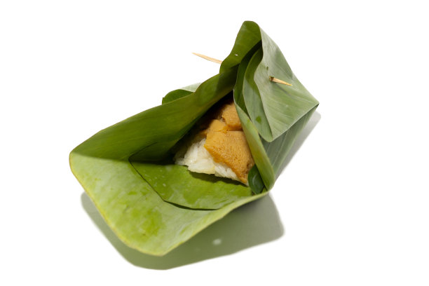 传统的泰国甜点，白色背景图片下载