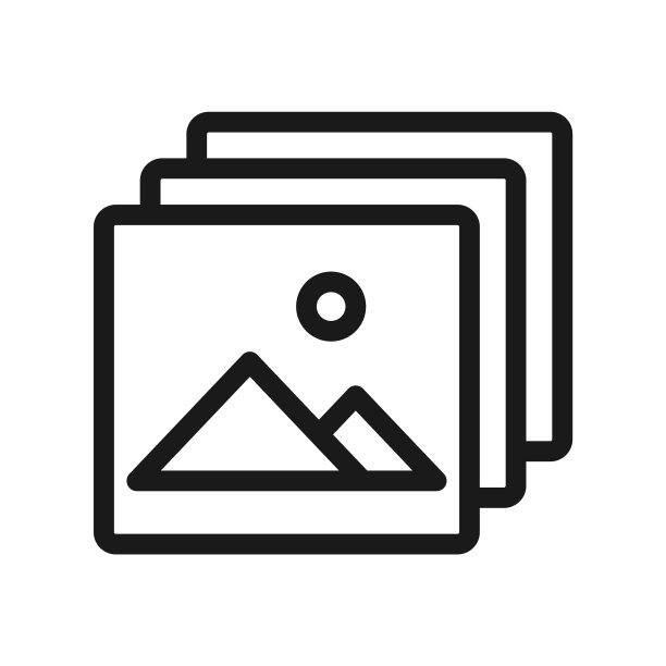 Web线图标画廊或图像图片下载