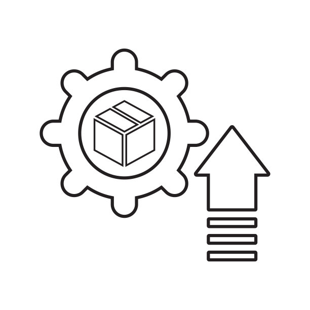 开发，产品线图标。轮廓向量。图片下载
