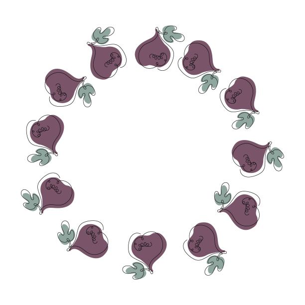 带有复制空间的图框。圆形季节性水果边界孤立在白色上。花卉植物边界。夏季热带背景。用于海报，横幅，封面，邀请文本，保存日期，照片。图片下载