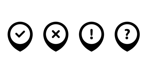 图钉指针图标集信息图标图片下载