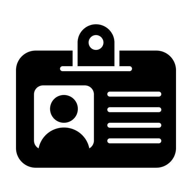 身份证金融相关行图标可编辑图片下载